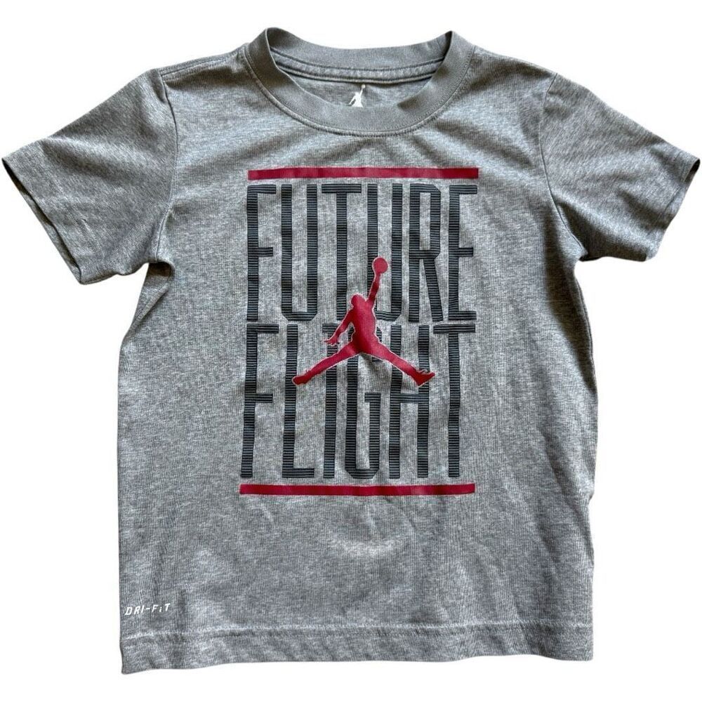 Youth Boys Jordan Future Flight Basketball Dry Fit Tee Shirt - Sz 6